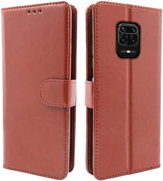 Juberous Flip Cover for Mi Redmi Note 9 Pro