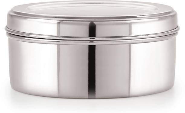 NEELAM Stainless Steel 7 26G Puri Dabba Storage Container  - 350 ml स्टील ग्रोसरी कंटेनर