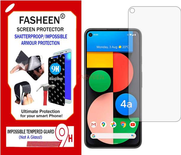 Fasheen Tempered Glass Guard for GOOGLE PIXEL 4A 5G (Flexible Shatterproof)