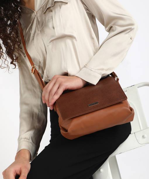 Tan Women Sling Bag - Medium