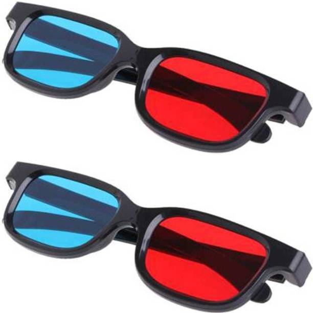 RingTel ( 2 Pcs Pack ) (Red,Blue) Video Glasses