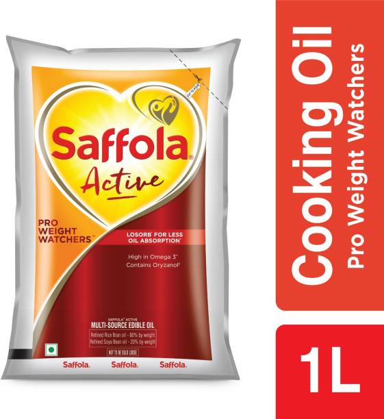 Saffola Active Blended Oil Pouch