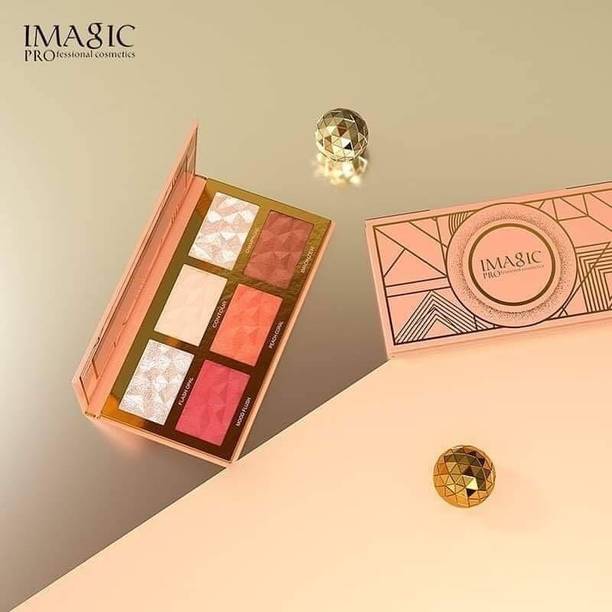 IMagic 6 IN 1-Highlight, Blush And Contour Palette 24 g