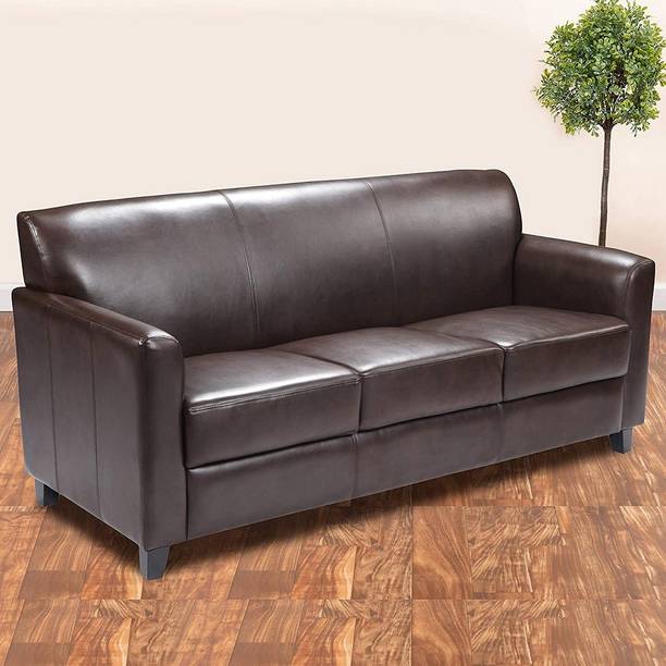 gnanitha Leatherette 3 Seater  Sofa