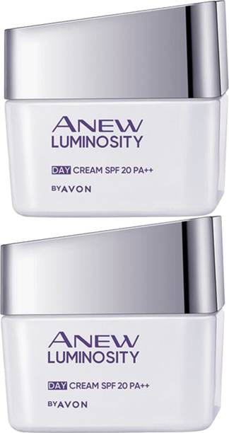 AVON ANEW LUMINOSITY DAY CREAM SPF 20 P++ PACK OF 2 (100G)