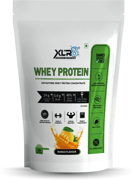 XLR8 Whey Protein with 24 g protein, 5.4 g BCAA - 2 lbs / 907 g Whey Protein