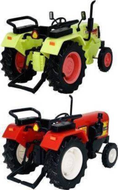 centy City Farm Tractor And Eicher Tractor Toy (Multicolor, Pack of: 2)