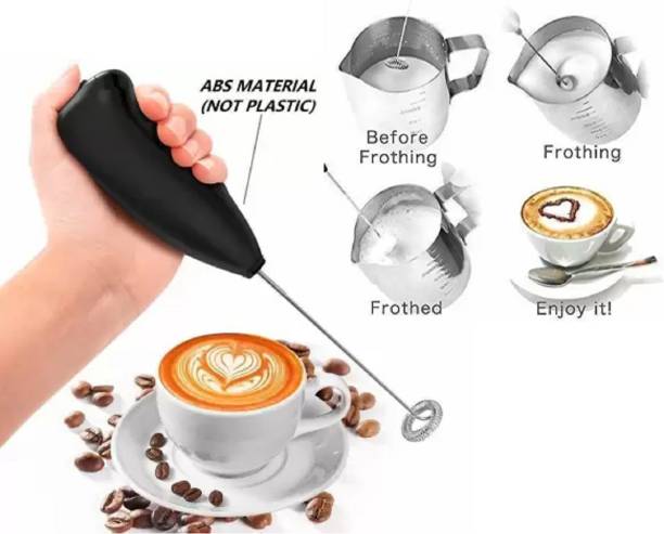 HITECH KITCHEN CLASSIC SLEEK DESIGN HAND BLENDER MINI COFFEE MAKER , CAPPUCCINO , LASSI , EGG Personal Coffee Maker