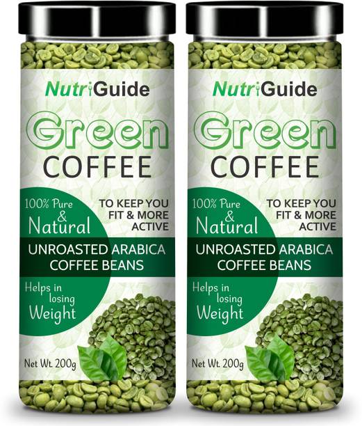 Nutri Guide Organic Green Coffee Beans for Weight Loss (Unroasted Beans) Instant Coffee Coffee Beans