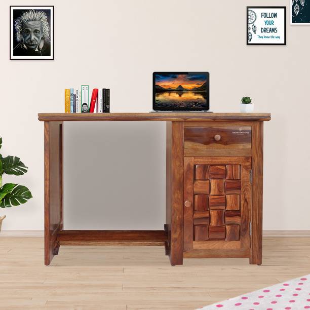 Tamannaartpalace Solid Wood Computer Desk