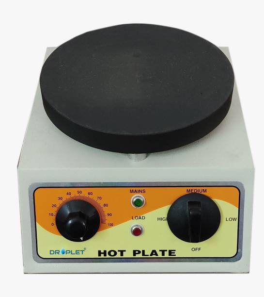Droplet Laboratory Round Hot Plate 20 mm, Heating Lab Hot Plate