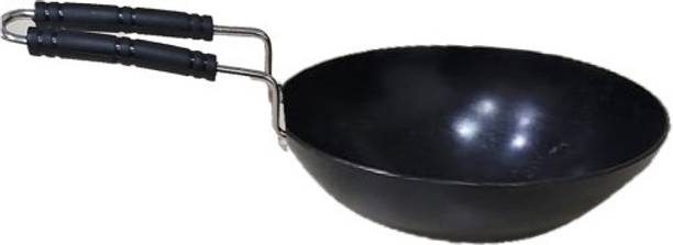 VeerEnterprises Wok 0.75 L capacity 23 cm diameter