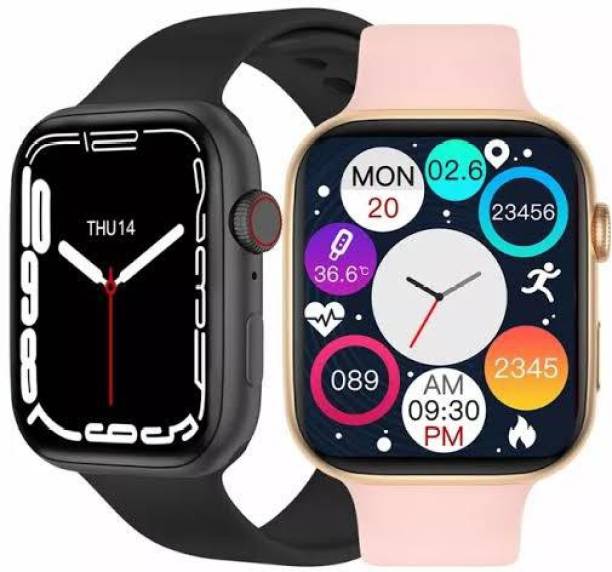 Anetly i7 Pro Max Smart Watch Series 7 For Men &amp; Women (BLACK, Free Size) Smartwatch