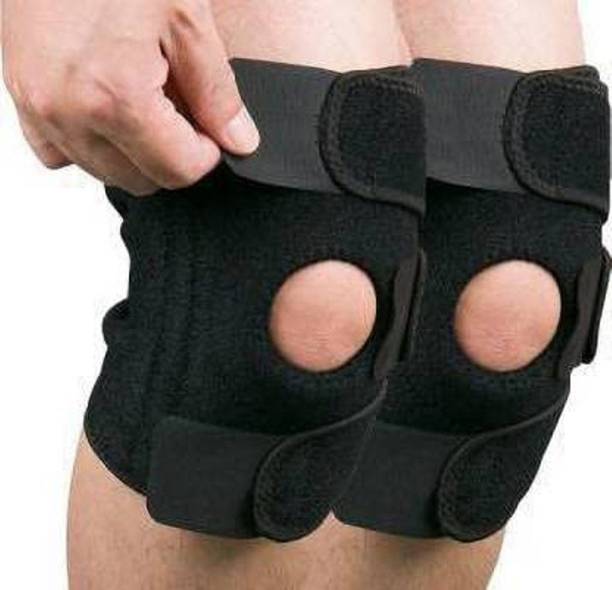 Afpin One pair Magnetic Knee Cap with Open Patella for Arthritis, Pain Relief, Sports Knee Support