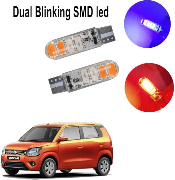 Vagary Dual Color Blinking SMD Car Parking Light _0198 Brake Light Car, Motorbike LED for Maruti Suzuki (12 V, 2 W)