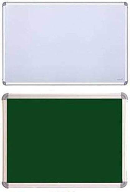crestone Non Magnetic non magnetic whteboards One Side Glossy Whiteboard Surface and Reverse Side Green Chalk Board Surface 1.5*2 feet whiteboard Whiteboards