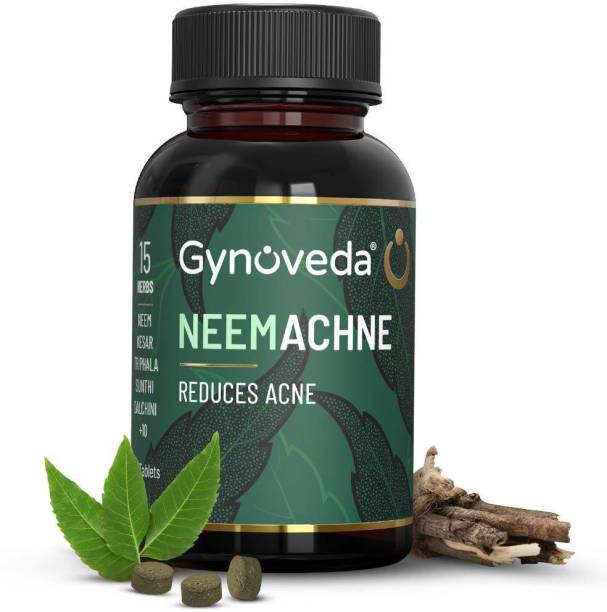 Gynoveda Neemacne Ayurvedic Tablets | Reduces Acne | 240 Tablets