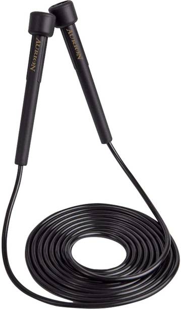 LYCAN Skipping Rope (Black, Pack of 1) | Men and Women Jumping Freestyle Skipping Rope