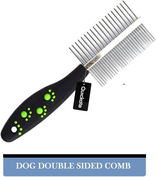 Quickato Best Quality Double Sided Pet Comb for Pet Comb Basic Comb for Dog Pet Grooming Basic Comb for  Dog, Cat, Rabbit, Hamster
