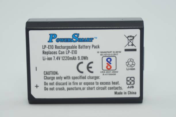 Power Smart LP-E10 7.4v 1220mAh Lithium-ion for Canon 1500D 2000D 3000D 4000D Camera Battery