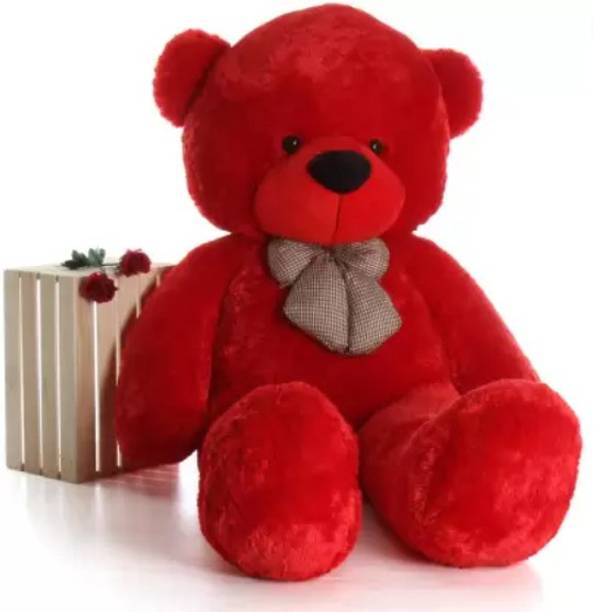 AVIDIP 3 feet Red teddy bears for girls/boys for special birthdays/Valentinedays - 89 cm