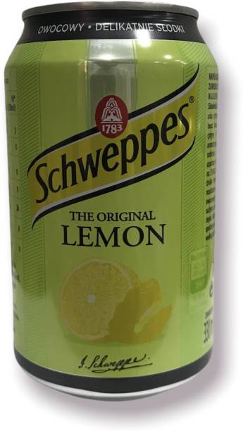 Schweppes Germany Lemon Flavored 330ml, (Pack of 6) Use for Mocktail & Cocktail Can