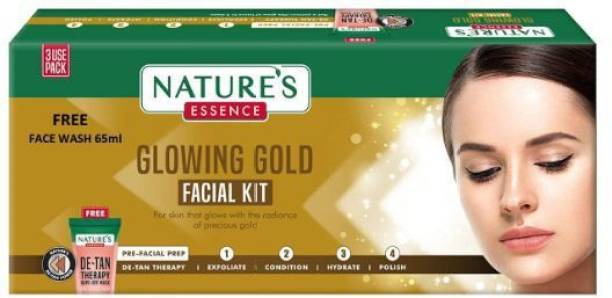 Nature's Essence Gold Kit with FREE FACE WASH 65ml (Pack of 2)