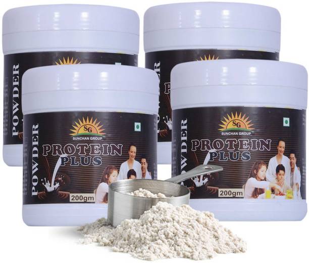 Sunchan Group Protein plus Powder - 200 Gm (pack of 4) Protein Shake