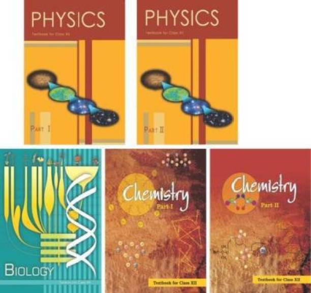 NCERT Class 12th Science Book Set (PCB) 1.Physics Textbook Part1 And Part 2 Chemistry Textbook Part 1 And Part 2 Biology Textbook (HARDCOVER) NCERT 12th CLASS 5 COMBO BOOK (ENGLISH MEDIUM