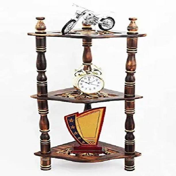 Woodeniya Solid Wood Corner Table