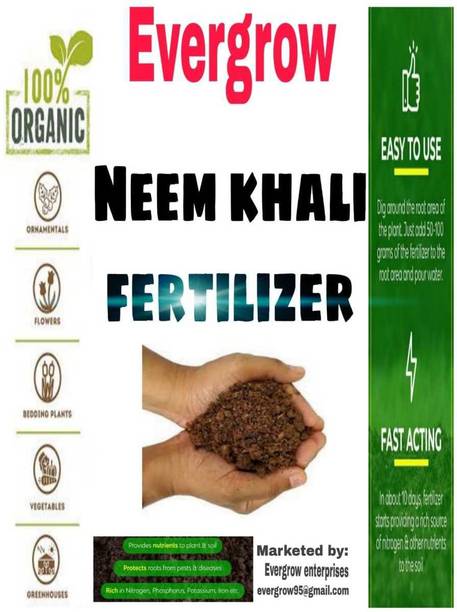 EVERGROW Natural Neem Khali organic Fertilizer, Pesticide