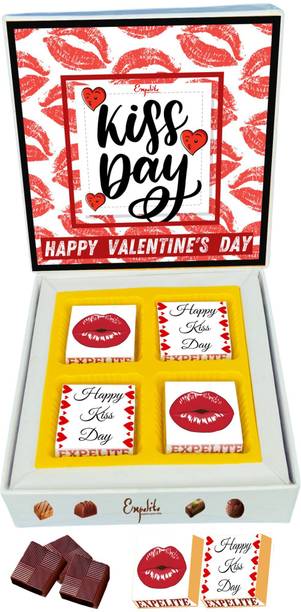 Expelite Best Gift for Boyfriend Kiss day - 4pcs Romantic Gift for Girlfriend On Kiss Day Bars