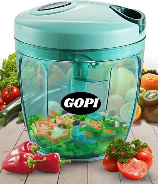 gopi by GopiStore ® By Gopi Group Premium Big Size 1000ml Handy Chopper Vegetable & Fruit Chopper
