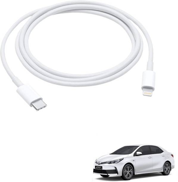 KOZDIKO Lightning Cable 1.25 m 4.1 AMP C TYPE TO I PHONE CABLE FOR COROLLA NEW ALTIS