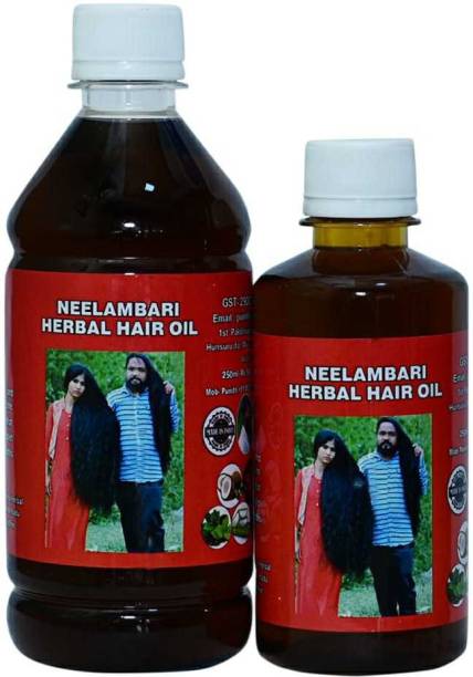 Neelambari Adivasi ayurvedic hair oil (500 ml + 250 ml ) adivasi herba hair oil 750 ml Hair Oil