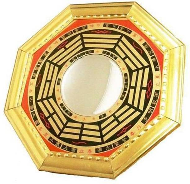 SWISS WONDER Vastu Feng Shui Bagua Mirror Pakua Mirror Decorative Showpiece  -  15.24 cm