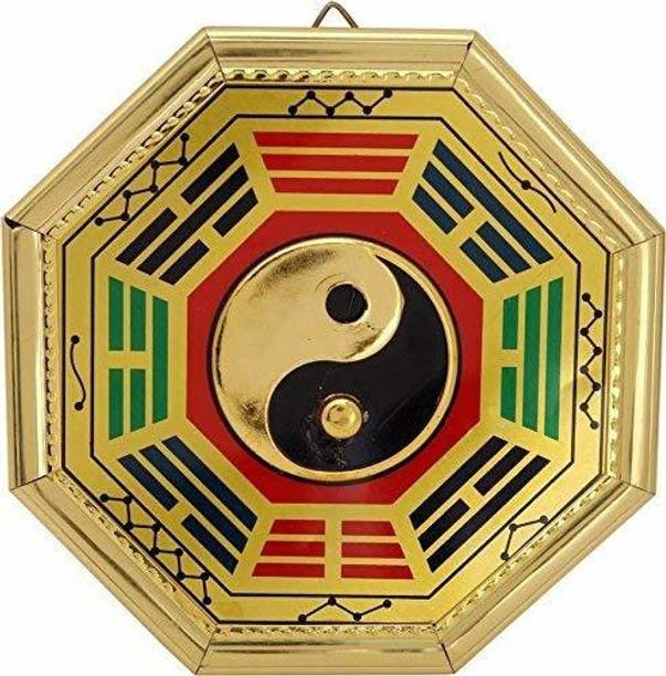 SWISS WONDER Vastu Feng Shui Bagua Mirror Pakua Mirror Decorative Showpiece  -  15.24 cm