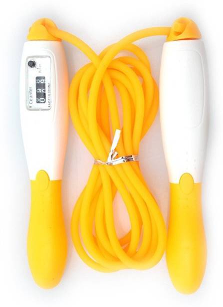 GymWar Skipping Rope Jump Rope With Counter For Fitness Exercise For Men And Women Freestyle Skipping Rope