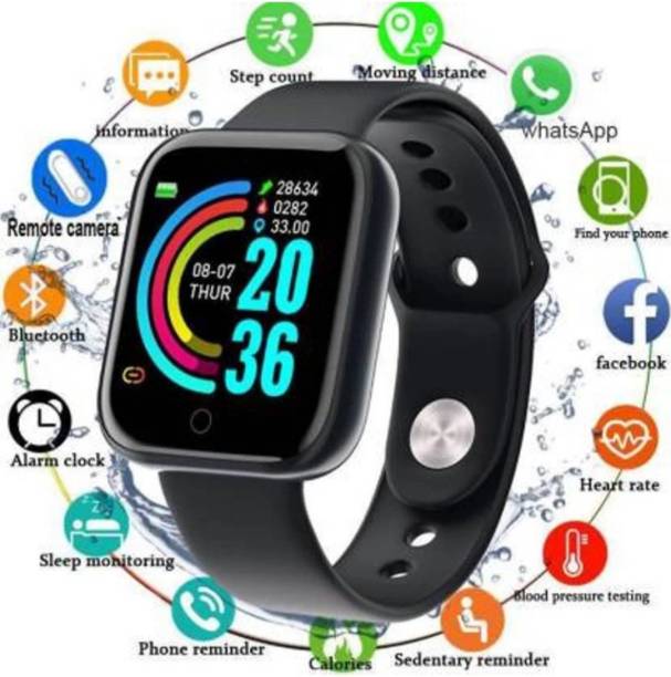 Stybits Stylish smart Y68 fitness tracker band Smartwatch