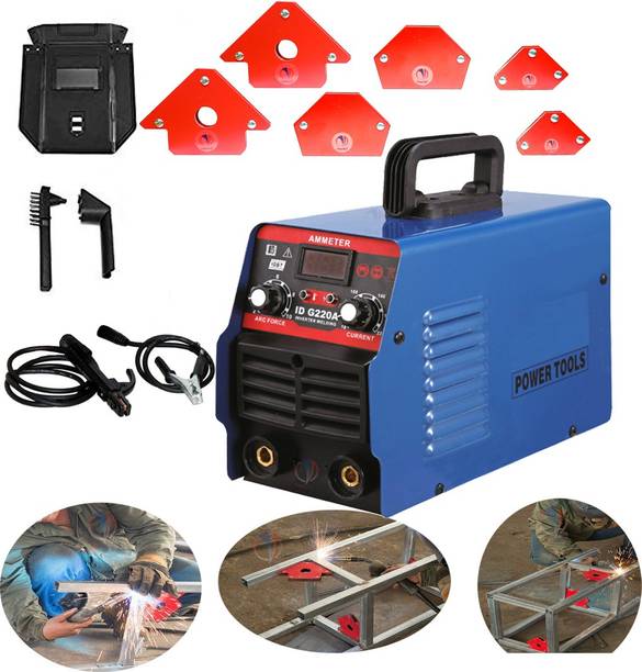 Mass Pro 6Pcs Magnetic Clamp + Advance IGBT Technology Electric ARC 220 Inverter MMA Type Inverter Welding Machine