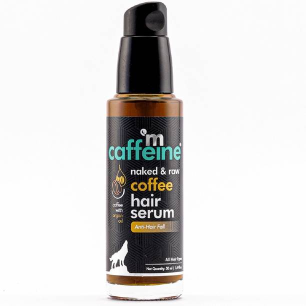 mCaffeine Frizz Control Hair Serum with Walnut & Argan Oil|Controls Hair Fall|Men & Women