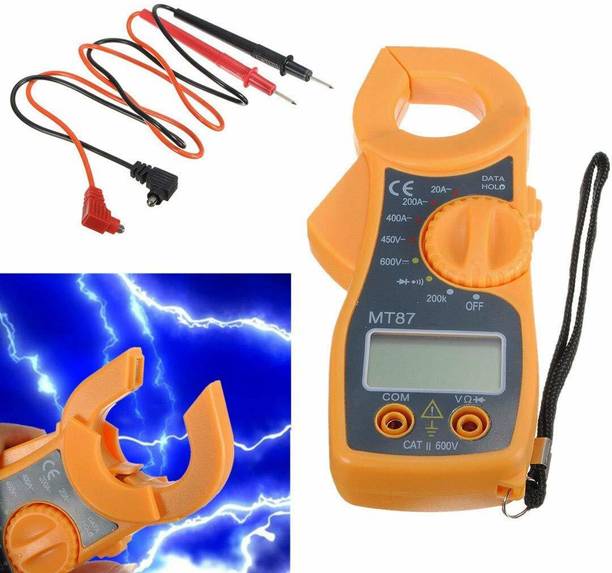 A TO Z TOOLS LCD Digital Clamp Ampere AC DC Voltage Multi Meter Current OHM Tester Digital Multimeter