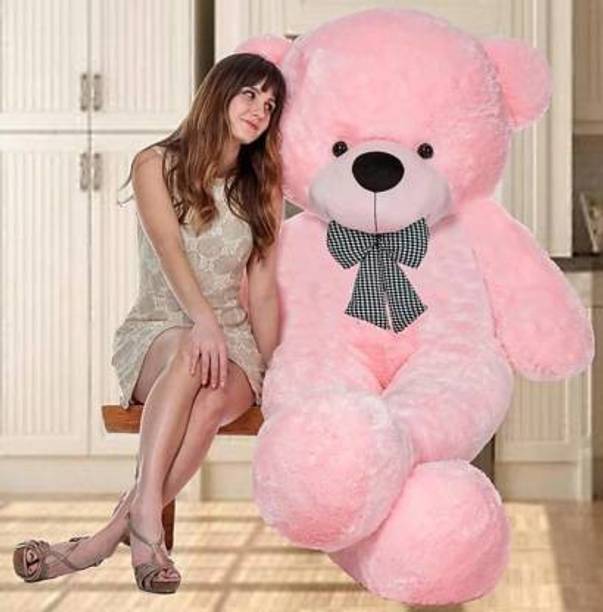 TeddyWala A Teddy Bear Pink Color 3 feet for Your Love N X - 90 cm (Pink) - 92 cm (Pink)  - 92 cm