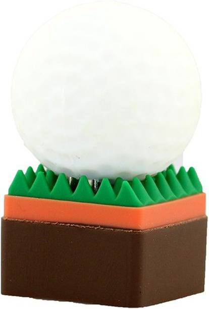 PANKREETI PDT758 Golf Ball Cartoon Designer 32 GB Pen Drive Compatible with Netbook, Gaming Console, Desktop Computer, Television, Laptop USB 2.0 Rubber Case