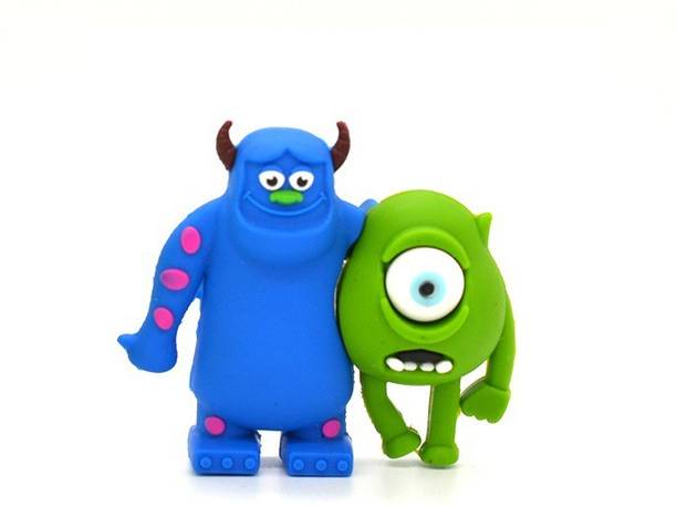 PANKREETI PDT698 Monster University Cartoon Designer 32 GB Pen Drive Compatible with Netbook, Gaming Console, Desktop Computer, Television, Laptop USB 2.0 Rubber Case