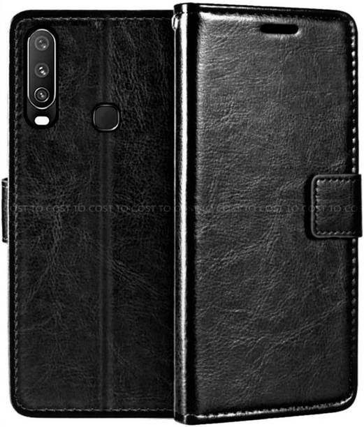 COST TO COST Flip Cover for vivo Y15, vivo 1902, V1901A, V1901, 1901, 1902_19 Black Flip Cover