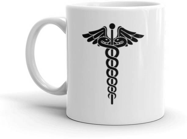 Prsky Printed "DOCTOR'S LOGO" Ceramic Coffee Mug