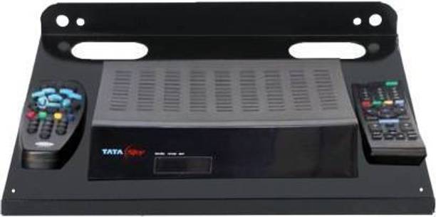 Roshani Stylish Set top Box Set DVD,DTH And Wifi Router Stand Cast Iron Cast Iron Wall Shelf