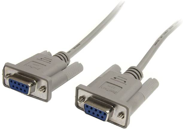 SINGING NOISE VGA Cable 1.4 m Serial Null Modem Cable F/F- DB9 Female to Female - 9 pin RS232 Null Modem Cable