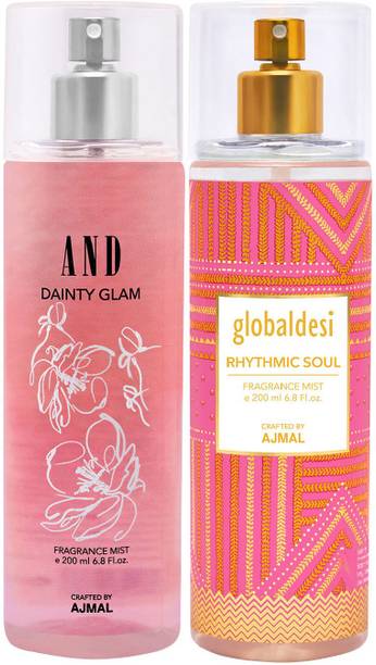 AND Dainty Glam 200ML & Rhythmic Soul Body Mist 200ML Body Mist Body Mist  -  For Women